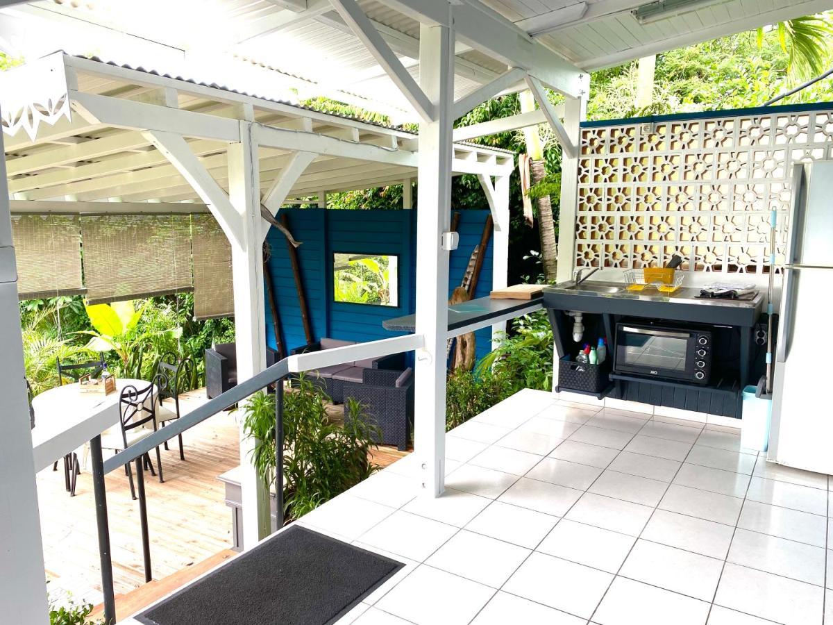 LODGE PAMPLEMOUSSE avec PISCINE privative , dans parc calme à 500 m plage Le Carbet Extérieur photo