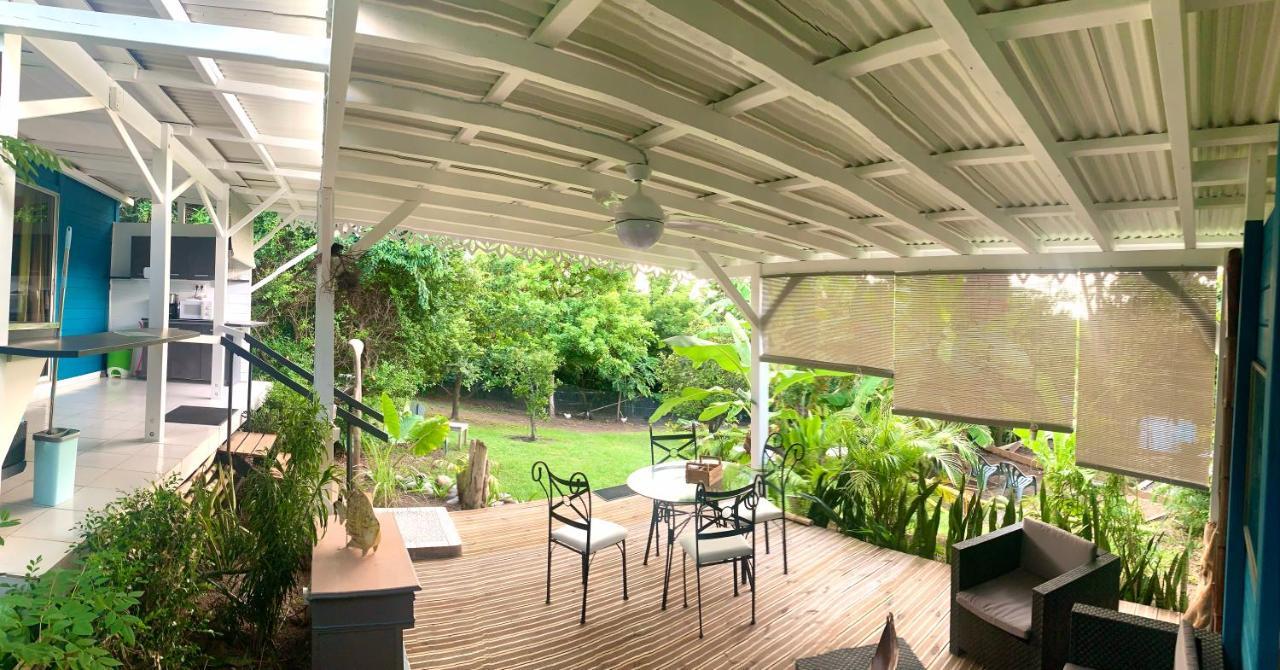 LODGE PAMPLEMOUSSE avec PISCINE privative , dans parc calme à 500 m plage Le Carbet Extérieur photo