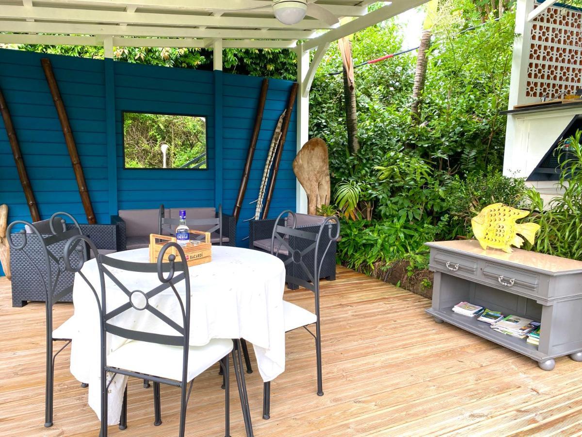 LODGE PAMPLEMOUSSE avec PISCINE privative , dans parc calme à 500 m plage Le Carbet Extérieur photo
